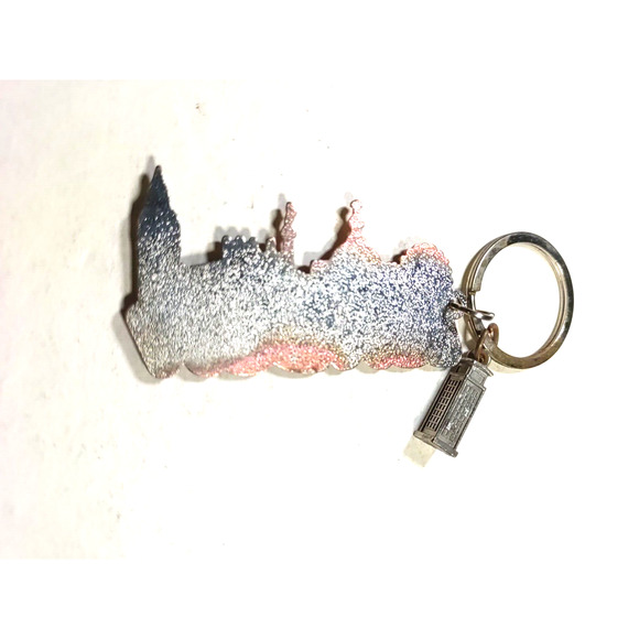 London Telephone Booth Keychain Souvenir Metal - Picture 6 of 7